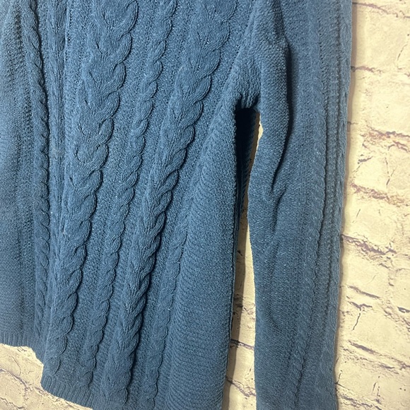 Medium petite JJILL blue knit long sleeve sweater - Picture 5 of 5